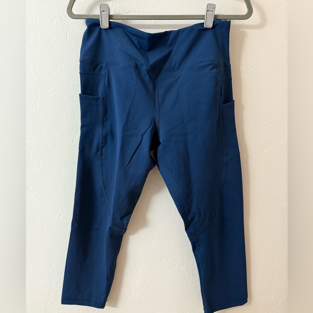 Navy Blue Leggings with Pockets
